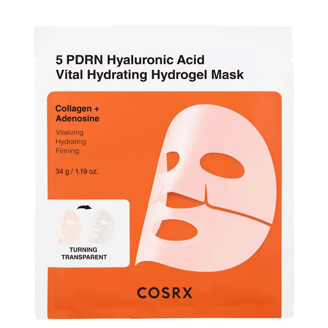 COSRX 5 PDRN Hyaluronic Acid Vital Hydrating Hydrogel Mask 34g