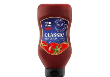 Klassikaline ketšup WELL DONE 480g