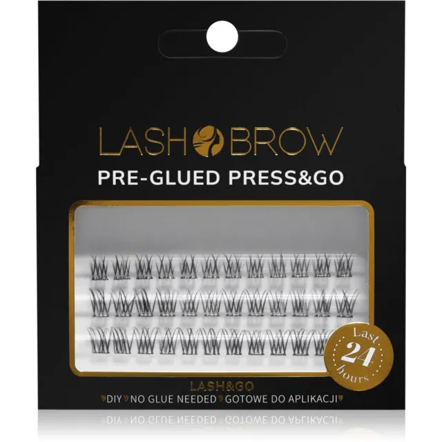Lash Brow Press&Go Self-Adhesive Eyelashes isekleepuvad ripsmetutikud Daily Natural 1 tk