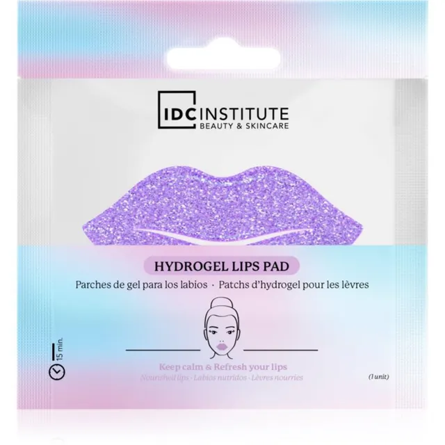 IDC Institute Glitter Lip Purple Hüdrogeelmask huultele 1 tk