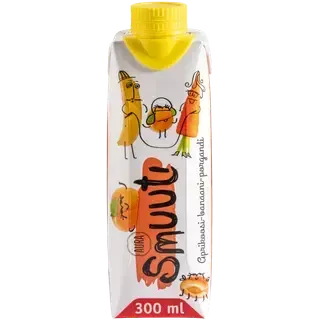 Smuuti aprikoosi-banaani-porgandi, AURA, 300ml