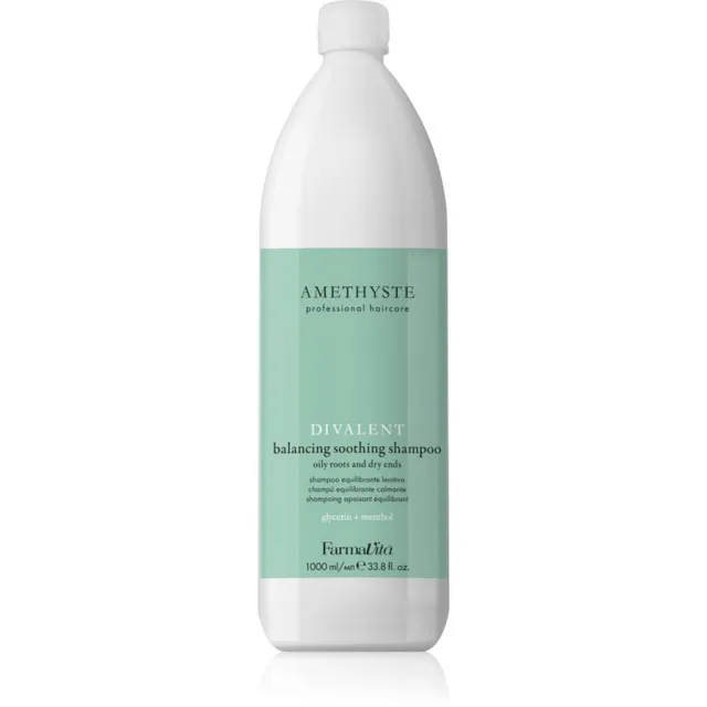 FarmaVita Amethyste Advance Divalent Rahustav šampoon kuivadele juukseotstele 1000 ml