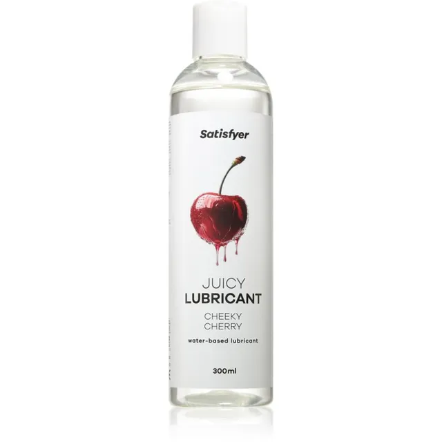 Satisfyer Juicy Lubricant määrdegeel maitsega Cheeky Cherry 300 ml
