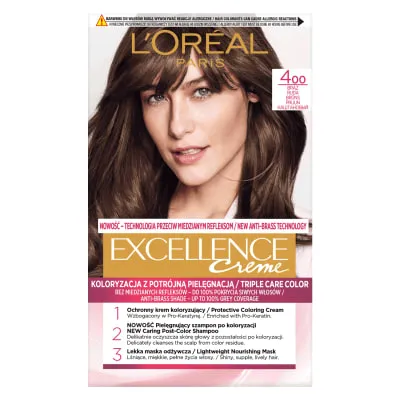 Püsivärv L'oreal Excellence Crème N°4