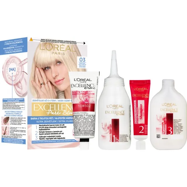 L’Oréal Paris Excellence Creme Juuksevärv varjund 03 Ultra Light Ash Blonde 1 tk