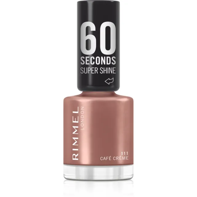 Rimmel 60 Seconds Super Shine Küünelakk varjund 111 Café Creme 8 ml
