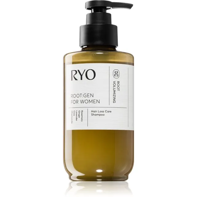 RYO Root:Gen Hair Loss Care Shampoo Tugevdav šampoon juuste väljalangemise vastu naistele 353 ml