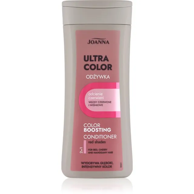 Joanna Ultra Color Boosting Conditioner Värvi värskendav palsam red shades 200 g