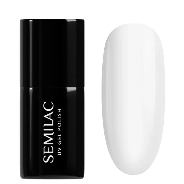 SEMILAC UV Gel Nail Polish No.001 Strong White 7ml
