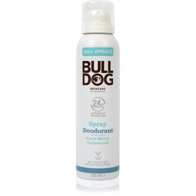 Bulldog Fresh Mint&Cedarwood Spray Deodorant Alumiiniumivaba pihustatav deodorant 125 ml