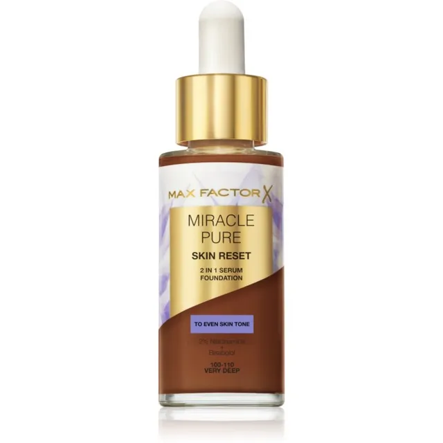 Max Factor Miracle Pure Jumestuseerum varjund 100-110 Very Deep 30 ml