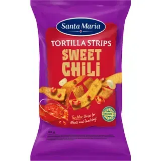 Santa Maria magusa tšilli maitselised maisitortiljakrõpsud 185 g
