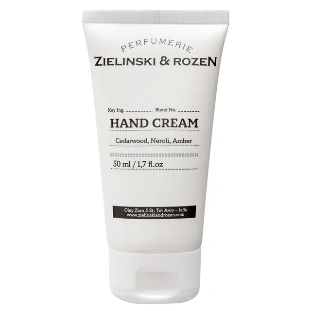 ZIELINSKI & ROZEN Cedarwood, Neroli, Amber Hand Cream 50ml