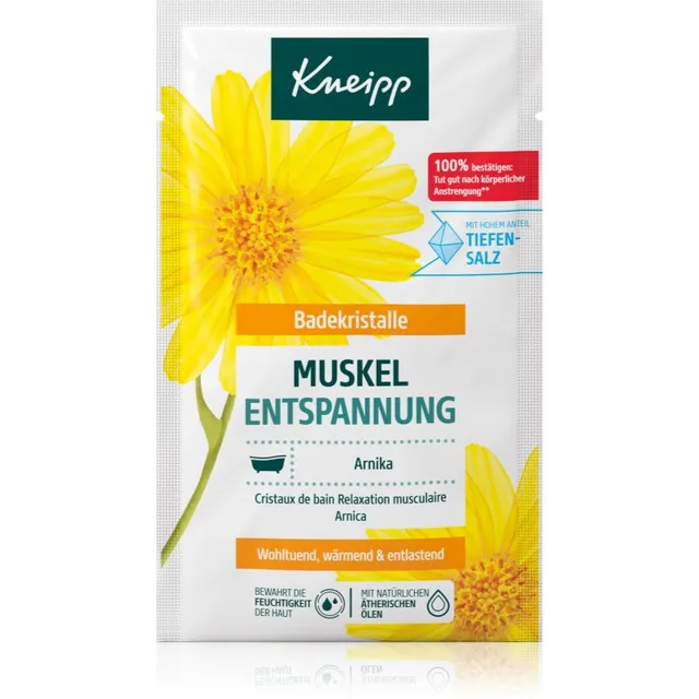 Kneipp Muscle Relaxation Vannisoolad lihastele ja liigestele Arnica 60 g