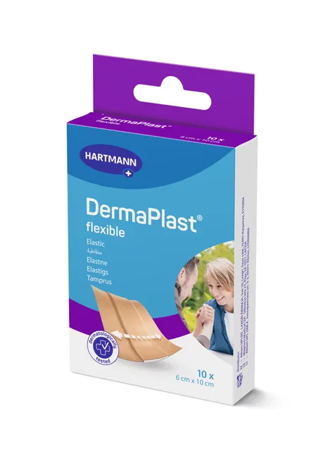 DERMAPLAST PLAASTRID FLEXIBLE 6X10CM N10