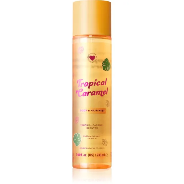 I Heart Revolution Tropical Caramel Body an Hair Mist Keha ja juuste lõhnaudu naistele 236 ml