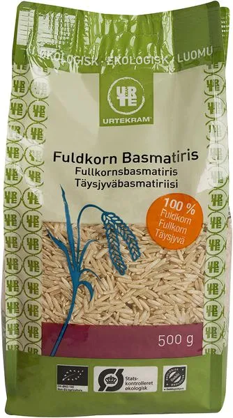 Pruun basmati riis, ökoloogiline