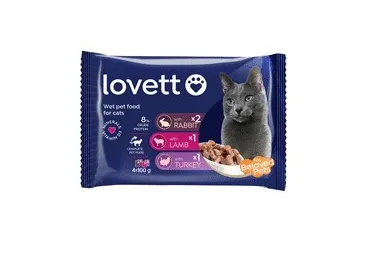 Kons.kassisööt LOVETT lihade segu 4x100g