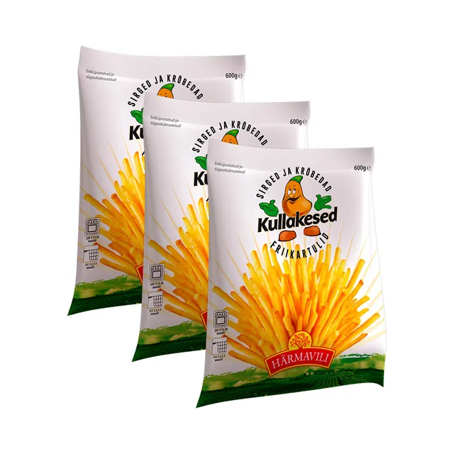 HULGI Sirge ja krõbe friikartul Kullakesed 3tk, HÄRMAVILI, 3 x 600 g