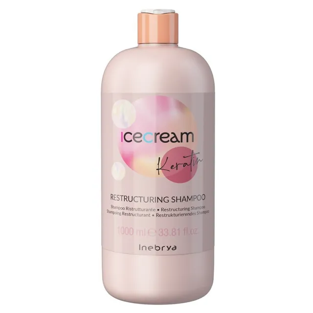 INEBRYA Ice Cream Keratin Restructuring Shampoo 1000ml