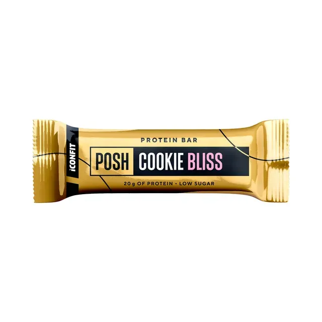 Posh Cookie Bliss valgubatoon, küpsisemaitseline, ICONFIT, 55 g
