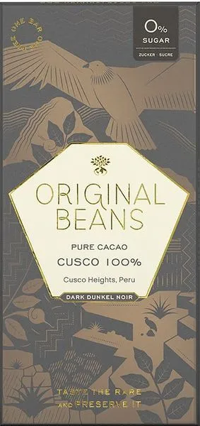 Tume šokolaad 100% CUSCO, ökoloogiline