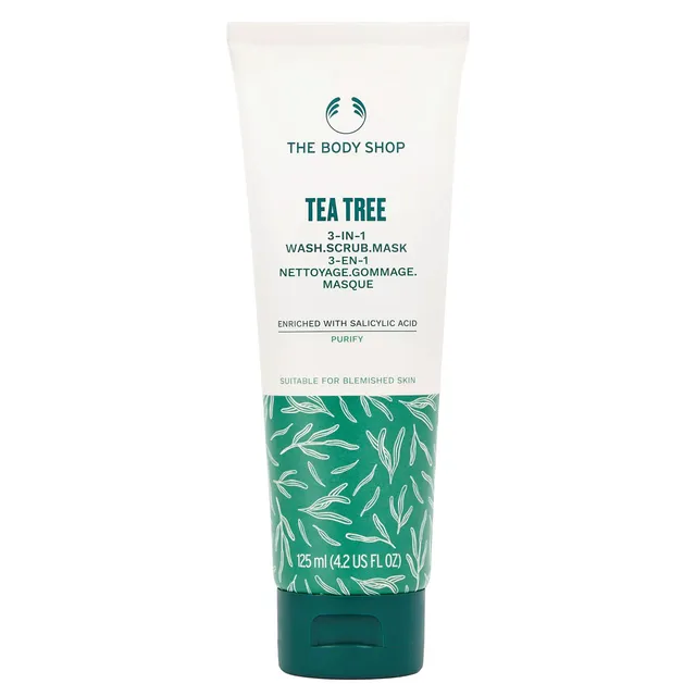 THE BODY SHOP Tea Tree 3-in-1 Wash Mask Scrub 125ml