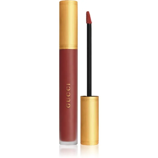 Gucci Gucci Beauty Rouge à Lèvres Matte Lipstick Vedel matt huulepulk varjund 521 Nellie Cherry 6.5 ml