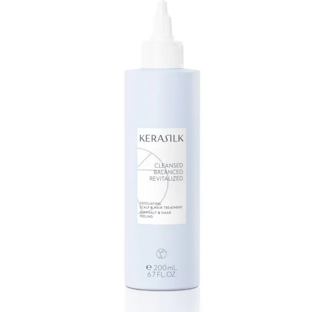 KERASILK Specialists Exfoliating Scalp & Hair Treatment Enne šampooni kasutatav toitev hooldus kooriva toimega 200 ml