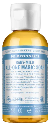DR.BRONNER'S ökoloogiline vedelseep BABY-MILD