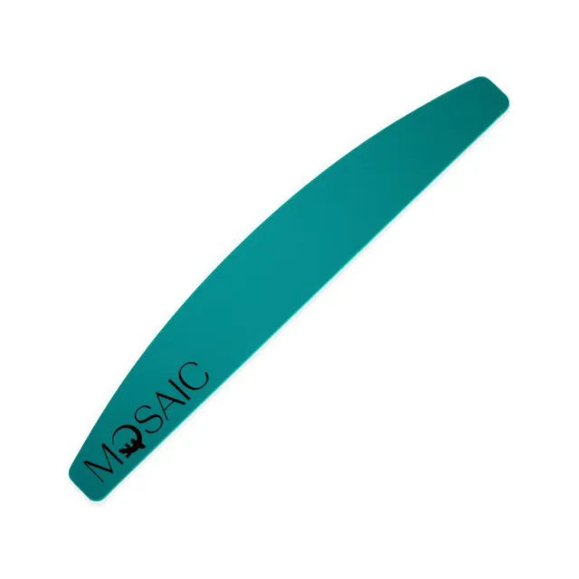Mosaic Nail file handle. Teal