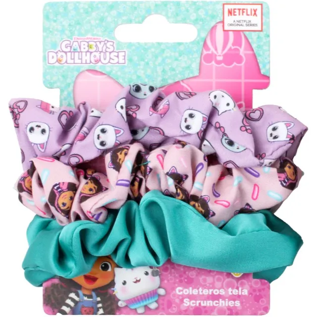 Gabby's Dollhouse Hair Accessories Scrunchies Juuksekummid 3 tk
