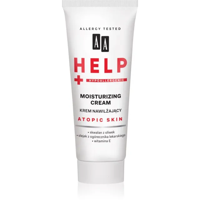 AA Cosmetics Help Atopic Skin Niisutav kreem kuivale ja atoopilisele nahale lõhnatu 50 ml