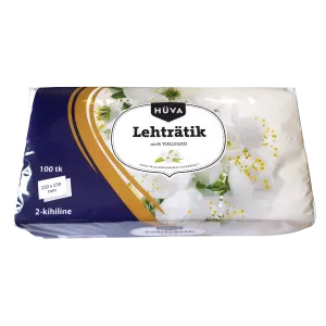 Hüva lehträtik 100tk 100% tselluloos