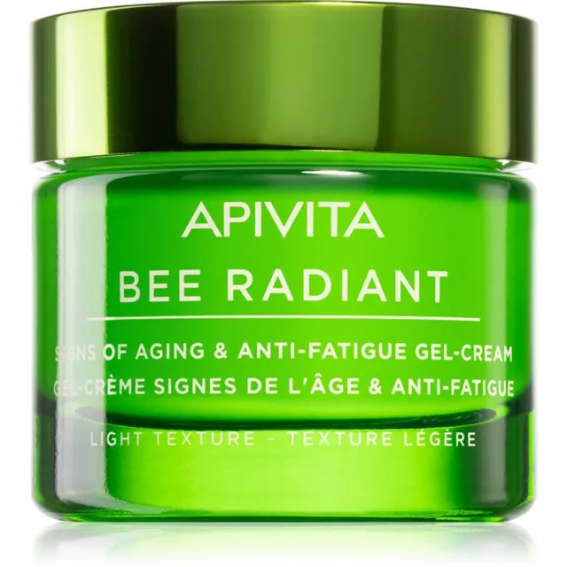 Apivita Bee Radiant Gel-Cream - Light texture Kerge geel-kreem vananemisvastase ja pinguldava toimega 50 ml
