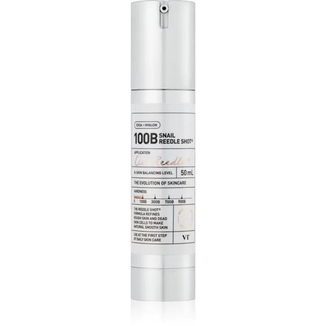 VT Cosmetics Snail Reedle Shot 100 Pinguldav näoseerum nahabarjääri tugevdamiseks 50 ml