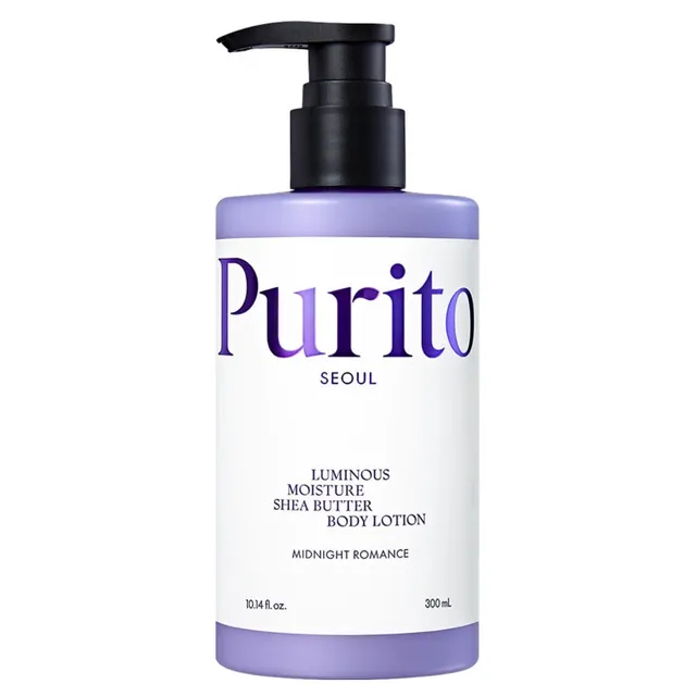 PURITO SEOUL Luminous Moisture Shea Butter Body Lotion Midnight Romance 300ml