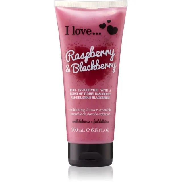 I Love Raspberry & Blackberry Dušigeel kooriva toimega 200 ml