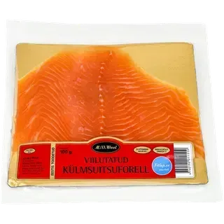 Külmsuitsu forellifilee, M.V.WOOL, 100 g