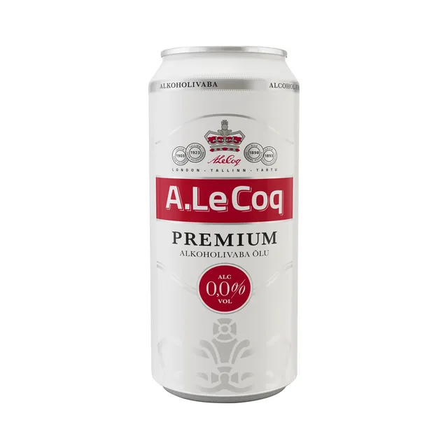 Alkoholivaba õlu Premium, A.LE COQ, 500 ml