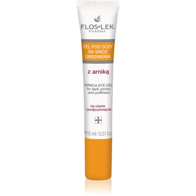 FlosLek Pharma Eye Care Silmageel arnikaga tursete ja tumedate rõngaste raviks 15 ml