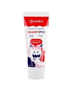 Hambapasta lastele maasikamaitseline fluoriidivaba 50ml