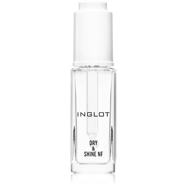 Inglot Dry & Shine NF Kiiresti kuivav pealislakk pipetiga 9 ml