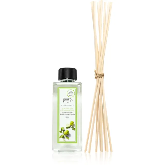 ípuro Essentials Lime Light täide aroomihajutitele + varupulgad aroomihajutile 200 ml