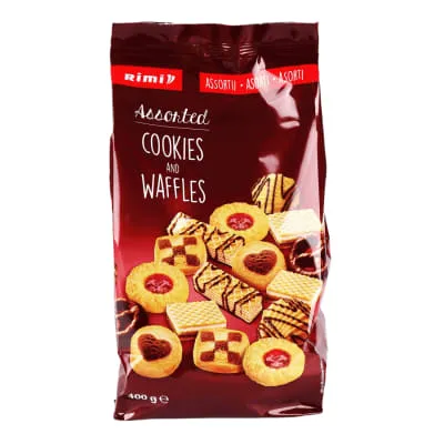 Küpsiste ja vahvlite assortii Rimi 400g