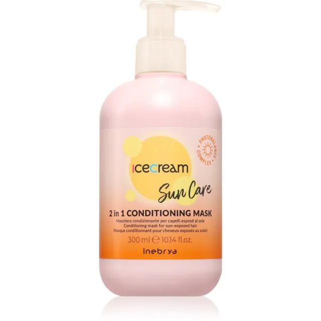 Inebrya Sun Care 2 in 1 Conditioning Mask Juuksemask päikesestressis juustele 300 ml