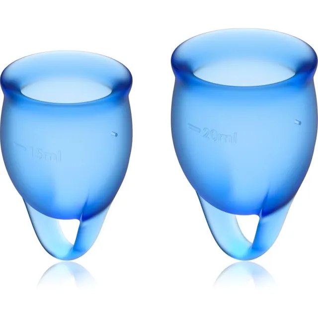Satisfyer Feel Confident Menstrual Cup Menstruaalanum Dark blue