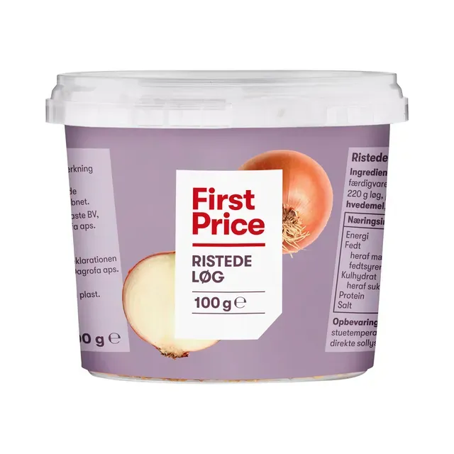 Röstitud sibulad, FIRST PRICE, 100 g
