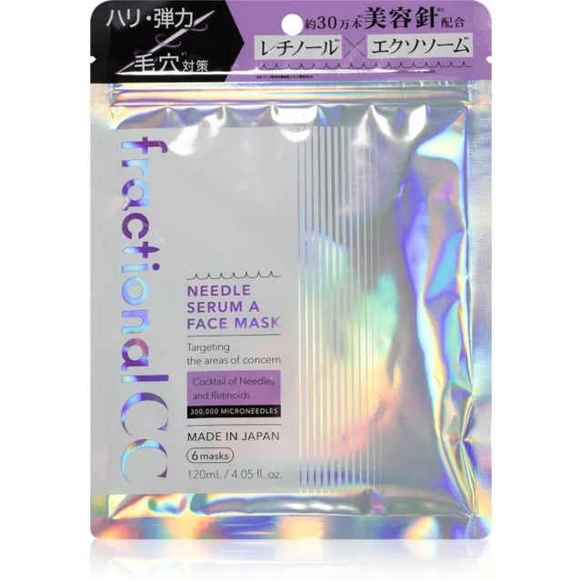 fractional CC Needle Serum A Face Mask Pinguldav näomask retinooliga 6 tk