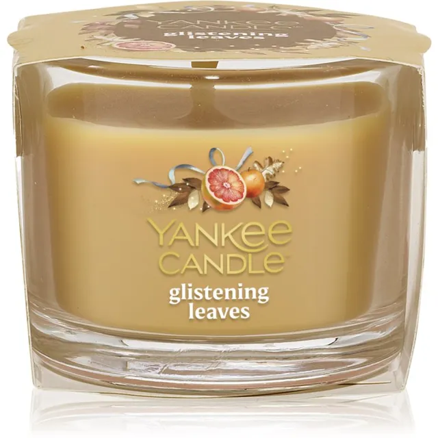 Yankee Candle Glistening Leaves votiivküünal glass 37 g